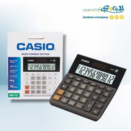 ماكنة حاسبة مكتب كاسيو MH-12-BK