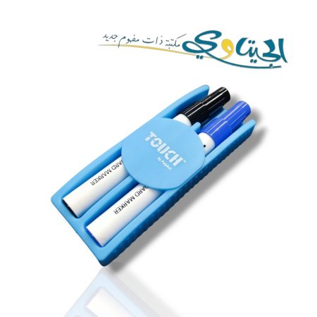 محايات لوح ابيض مع قلمين