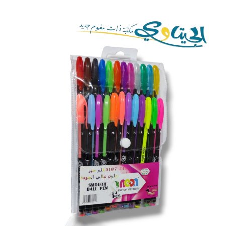 اقلام حبر سائل برق جلتر 24 لون 