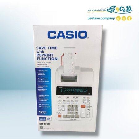 ماكنة حاسبة مع ورق كاسيو  DR-270R