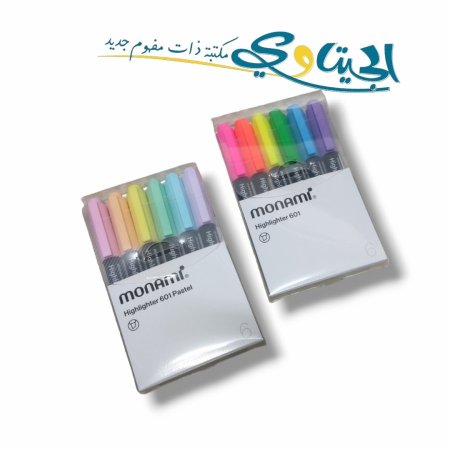 اقلام فسفوري مونامي طقم 6 لون