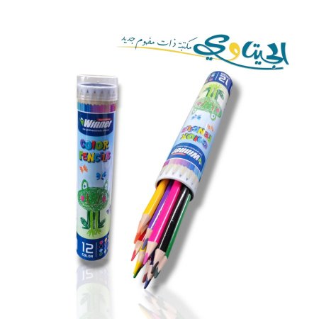 الوان خشب رفيع بعلبة اسطوانية WINNER