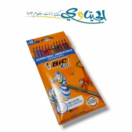 الوان  خشب رفيع 12 لون BIC KIDS TROPICOLOR 2 <br> <span class='text-color-warm'>سيتوفر قريباً</span>