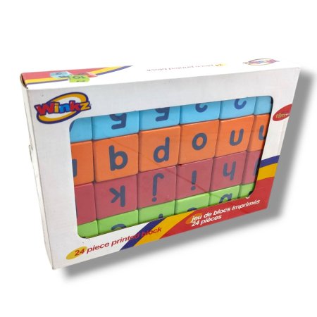لعبة مكعبات خشبية احرف انجليزي