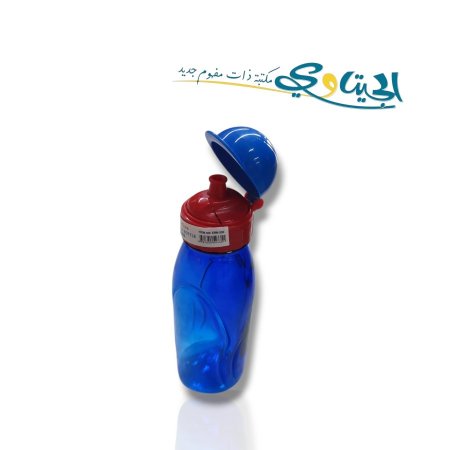 مطرات ماء بلاستيك شفاف ملون قنينة 500 مل