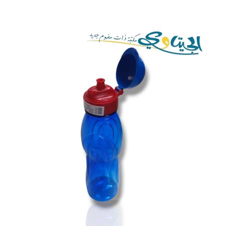 مطرات ماء بلاستيك شفاف ملون قنينة 750 مل