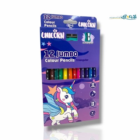الوان خشب عريض جامبو 12 لون دزني