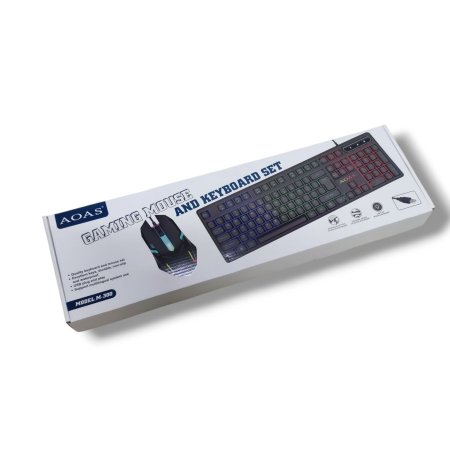 لوحة مفاتيح مع ماوس سلكي AOAS GAMING